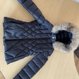 Moncler winter coat like new condition size 10 girls